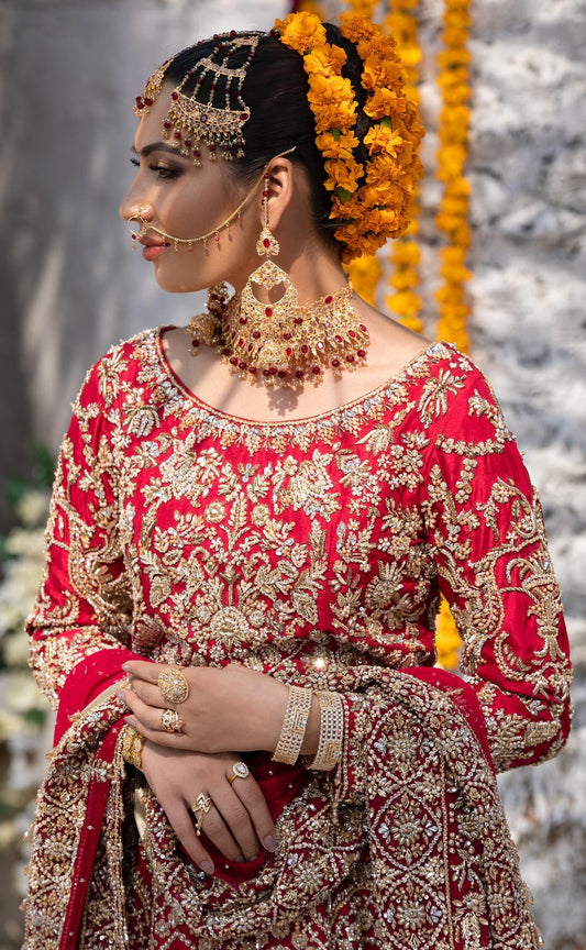 Bridal Wear Goldenzari By Shujat  GZB-161