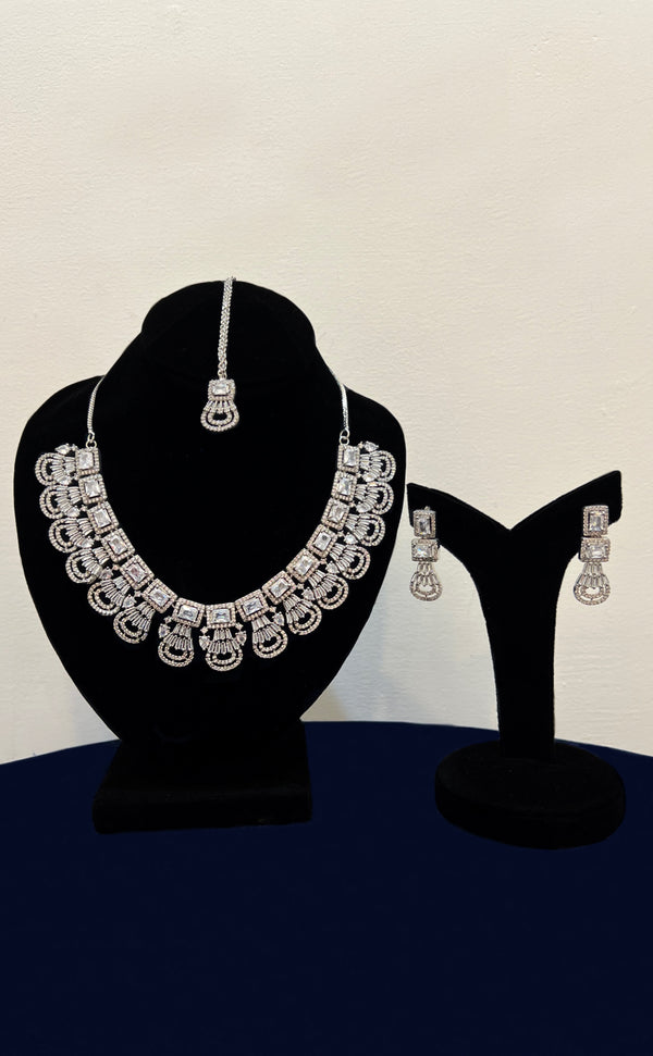 Antique silver necklace JN-2148