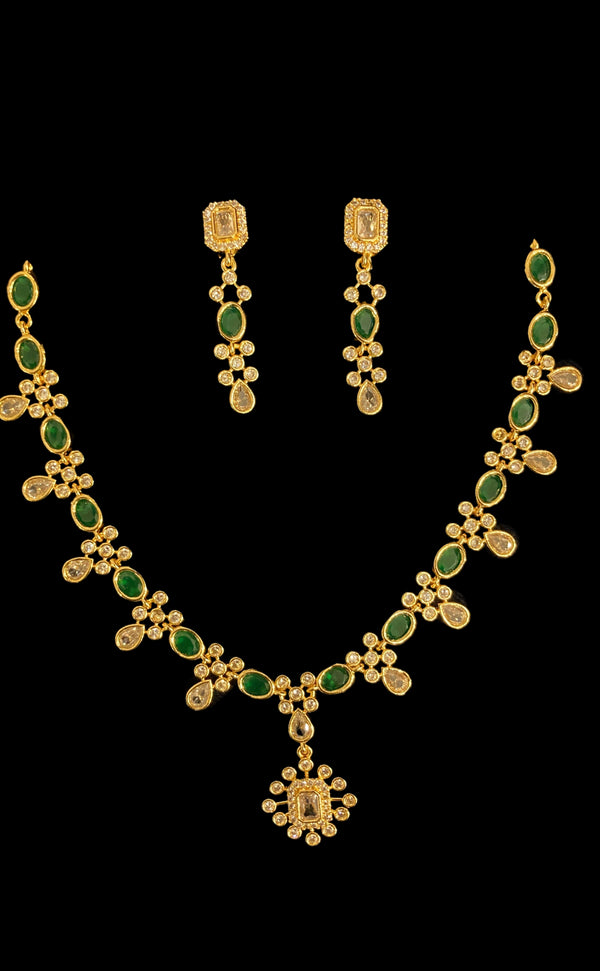 Green Golden Locket Set JN-23