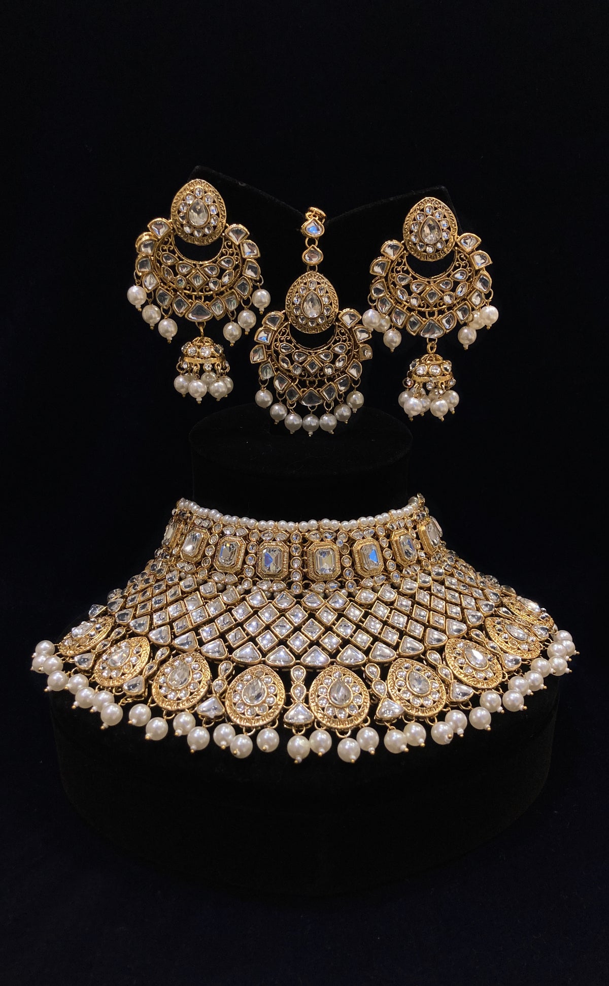 Kundan Pearl Heavy Set JN-2114