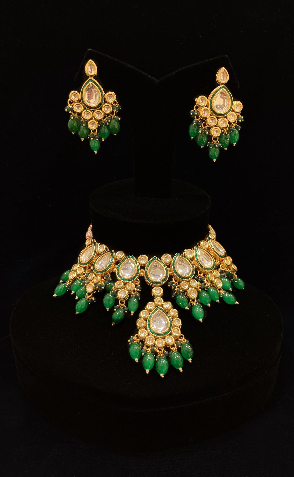 Kundan Necklace Set Mina Kari JN-2171