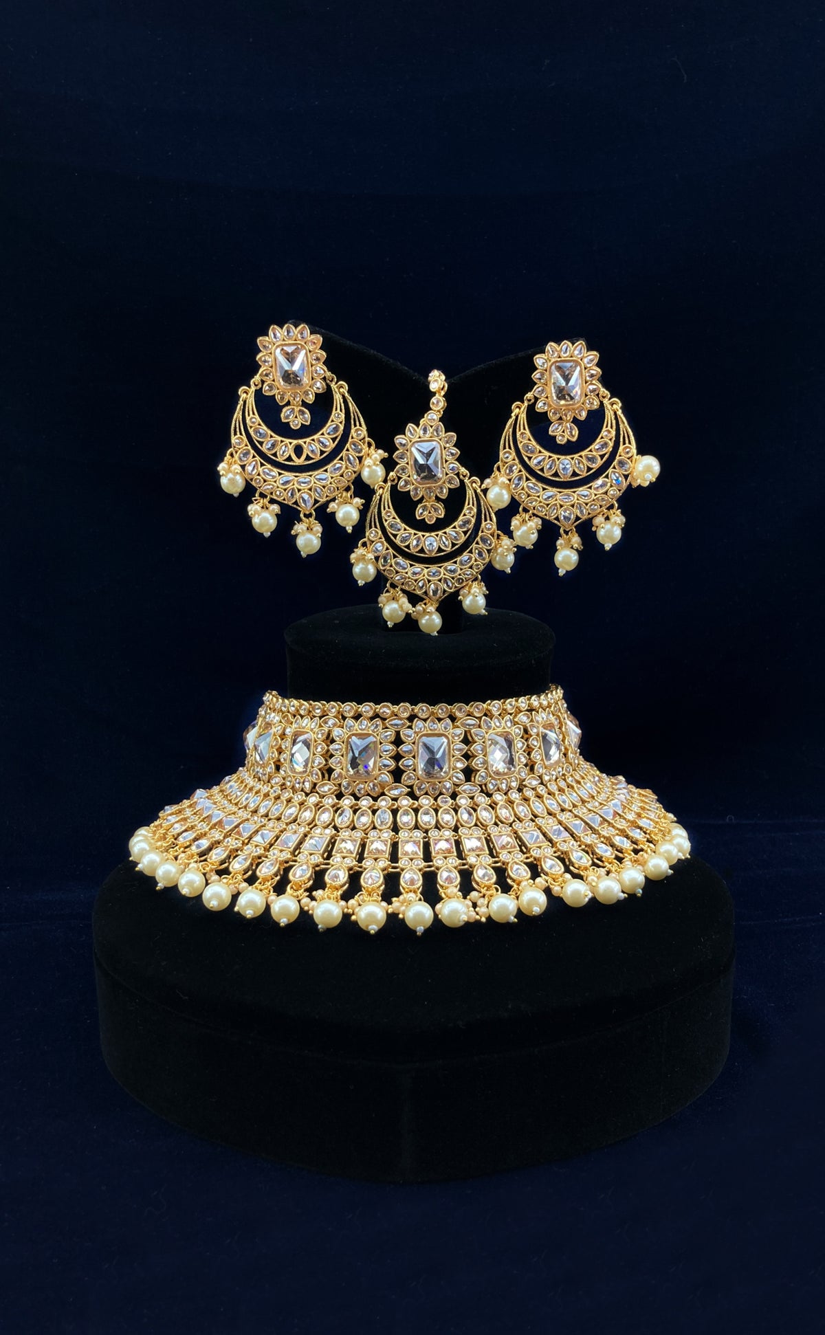 Sheesha Kundan & Golden Necklace Set JN-2119