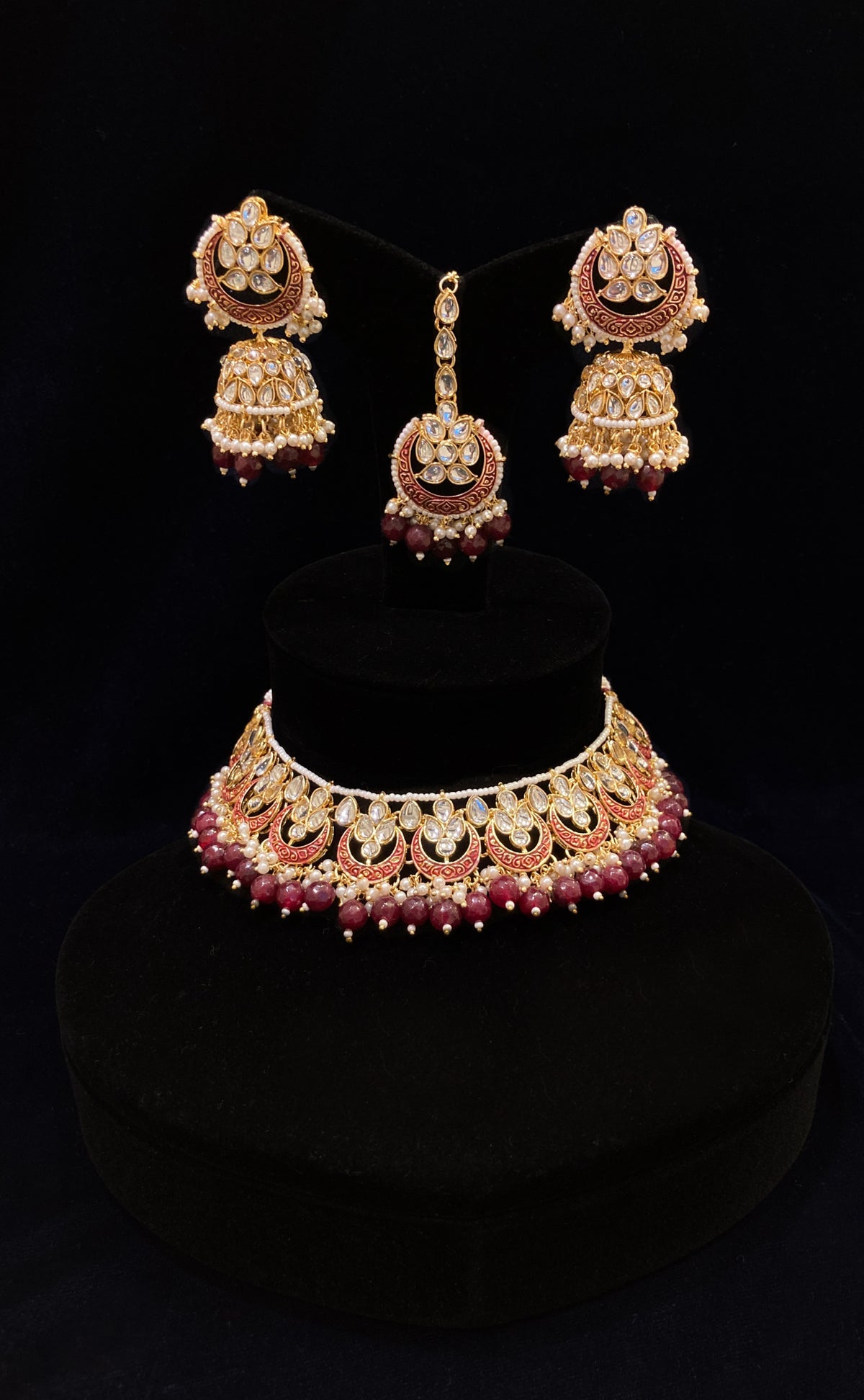 Kundan Pearl Necklace JN-2110