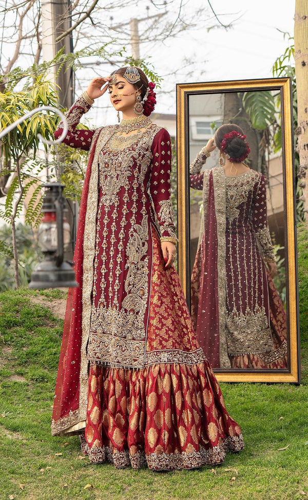 Bridal Wear Goldenzari By Shujat GZB-167