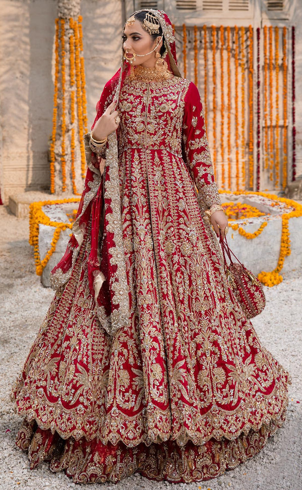 Bridal Wear Goldenzari By Shujat  GZB-163