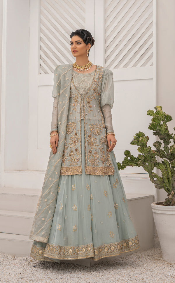 Wedding Wear Goldenzari By Shujat GZW-444