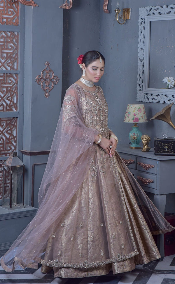 Wedding Wear Goldenzari By Shujat GZW-423