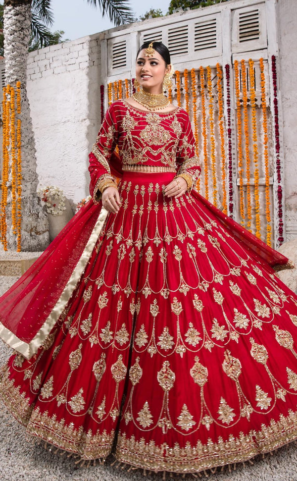 Bridal Wear Goldenzari By Shujat  GZB-164