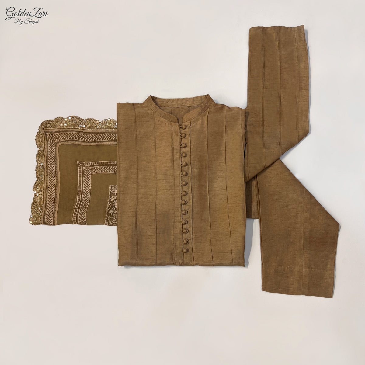 Party wear Goldenzari by shujat GZ-555