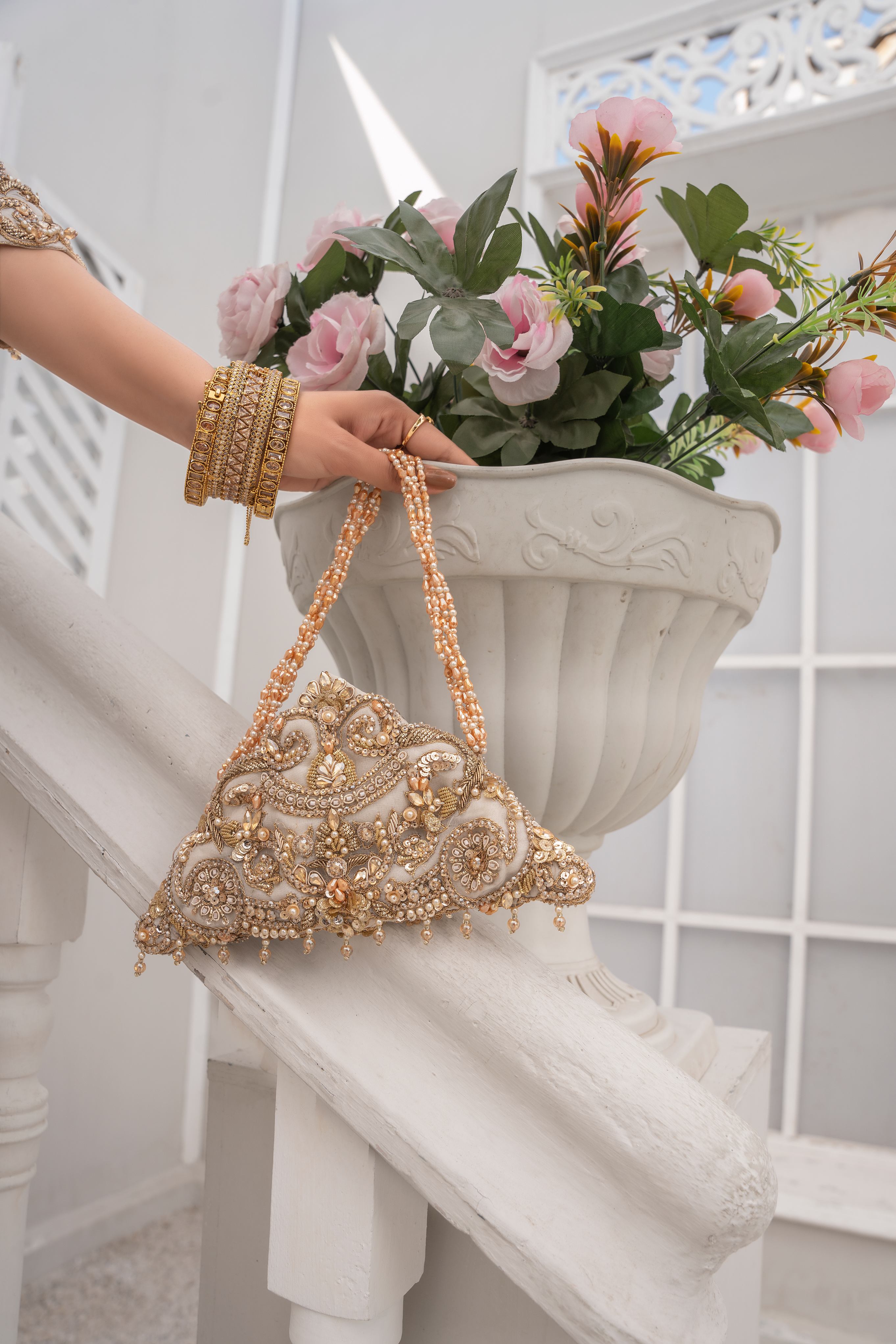 Wedding Wear Goldenzari By Shujat GZ-567