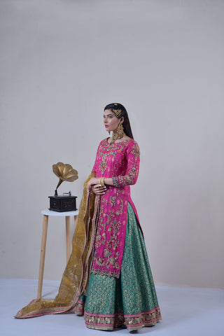 Wedding wear Goldenzari by shujat GZ-426