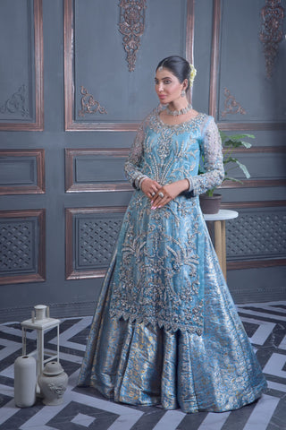 Wedding Wear Goldenzari By Shujat GZ-425