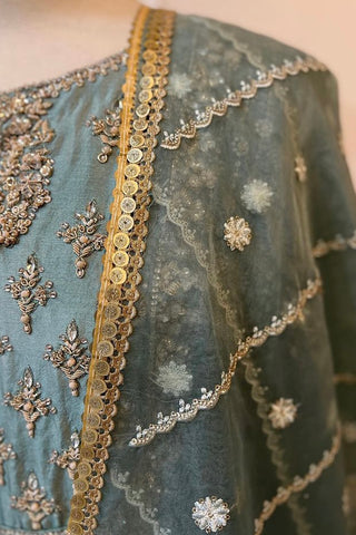 Wedding Wear Goldenzari By Shujat GZ-556